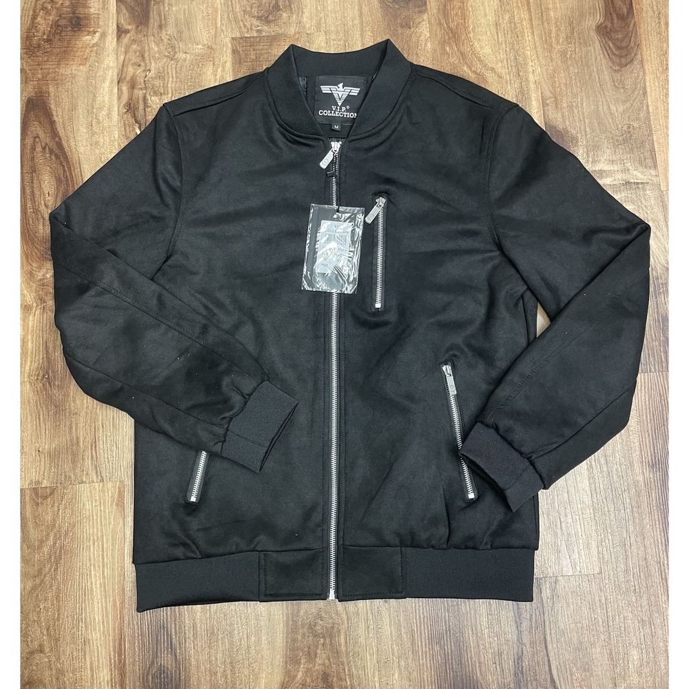 VIP Collection Men's Medium Black Jacket